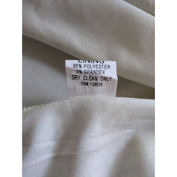 Minuet Ivory Homecoming Dress NWT Size Small Cream Formal Mini Dress - Picture 8 of 9